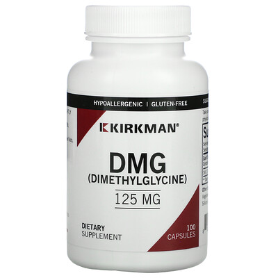 

Kirkman Labs DMG (Dimethylglycine) 125 mg 100 Capsules