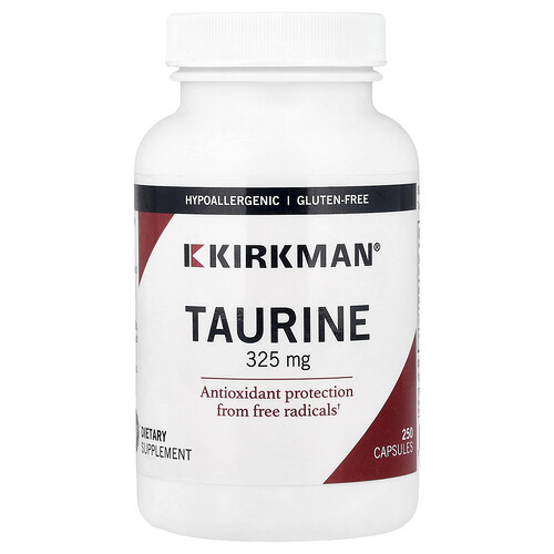 Kirkman Labs, Taurine, Taurin, 325 mg, 250 Kapseln