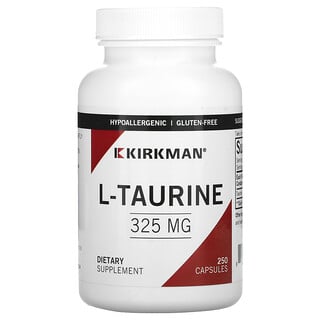 Kirkman Labs, L-Taurine, 325 mg, 250 Cápsulas