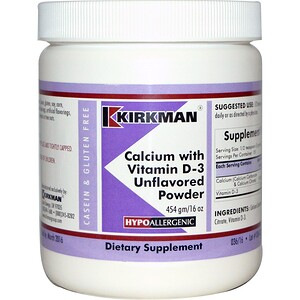 Отзывы о Киркман Лэбс, Calcium with Vitamin D-3 Unflavored Powder, 16 oz (454 g)