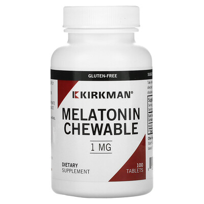 

Kirkman Labs Melatonin Chewable Tablets 1 mg 100 Tablets