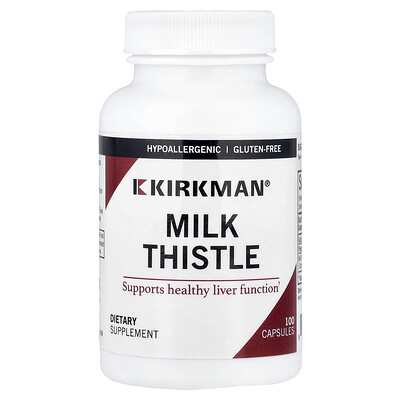 Product Image for Kirkman Labs, Milk Thistle, 100 Capsules