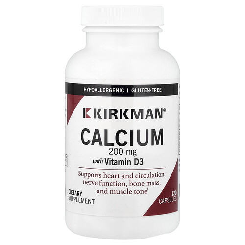 Kirkman Labs, Calcium mit Vitamin D3, 120 Kapseln