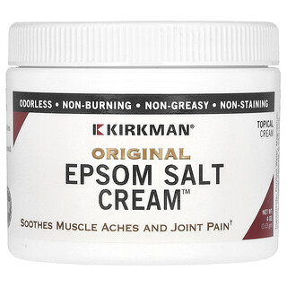 Kirkman Labs, Crema con sal de Epsom, 113 g (4 oz)