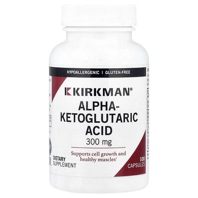 Product Image for Kirkman Labs, Alpha-Ketoglutaric Acid, 100 Capsules