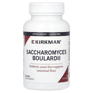 Kirkman Labs, Saccharomyces Boulardii, 100 Kapsul
