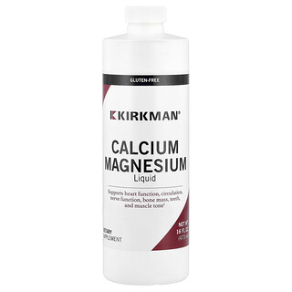Kirkman Labs, Calcium Magnesium Liquid, 16 fl oz (473 ml)