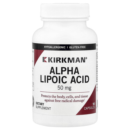 Kirkman Labs, Alpha-Liponsäure, 50 mg, 90 Kapseln