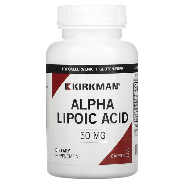 Kirkman Labs‏, Alpha Lipoic Acid, 50 mg, 90 Capsules