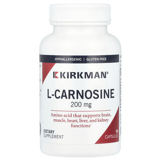 Kirkman Labs, L-carnosine, 200 mg, 90 capsules