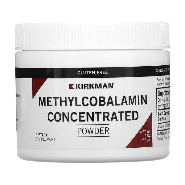 Kirkman Labs‏, Methylcobalamin Concentrated Powder, 2 oz (57 g)