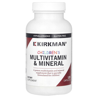 Kirkman Labs, Детски мултивитамини и минерали, 120 капсули