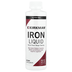 Iron Liquid, натуральний персик і манго, 237 мл (8 рідк. унцій)