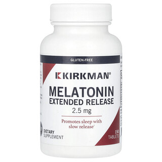 Kirkman Labs, Mélatonine à libération prolongée, 150 comprimés
