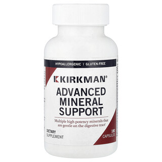 Kirkman Labs, Refuerzo mineral avanzado`` 180 cápsulas