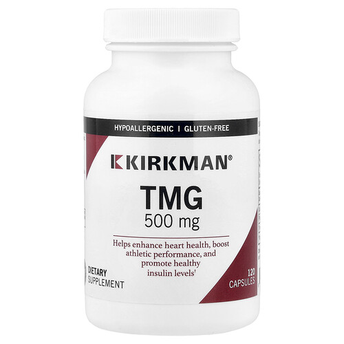 Kirkman Labs, TMG , 500 mg, 120 Capsules