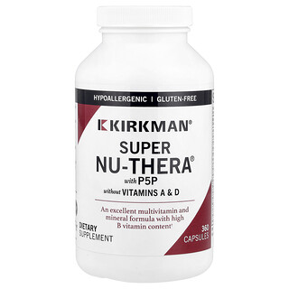 كركمان لابس‏, Super Nu-Thera® مع P5P ، بدون فيتاميني (أ) و (د) ، 360 كبسولة