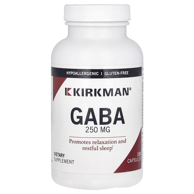 Product Image for Kirkman Labs, GABA, 250 mg, 150 Capsules