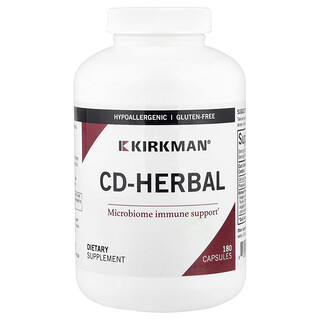 Kirkman Labs, CD-Herbal, 180 Capsules