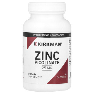 Kirkman Labs, Zinkpikolinat, 25 mg, 150 Kapslar