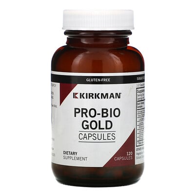 Kirkman Labs Pro-Bio Gold, 120 Capsules