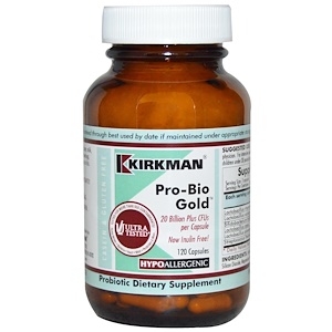 Купить Kirkman Labs, Про Био Голд, гипоаллергенный, 120 капсул  на IHerb