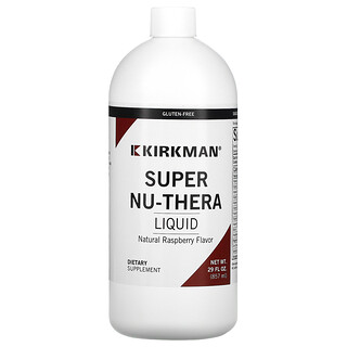 Kirkman Labs, Super Nu-Thera Liquid, Natural Raspberry Flavor, 29 fl oz (857 ml)