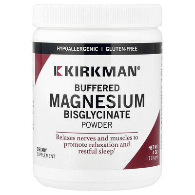 Product Image for Kirkman Labs, Buffered Magnesium Bisglycinate Powder, 4 oz (113 gm)