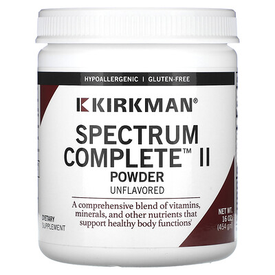 Product Image for Kirkman Labs, Spectrum Complete II Powder, Unflavored, 16 oz (454 gm)