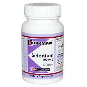 Киркман Лэбс, Selenium, 100 mcg, 100 Capsules отзывы