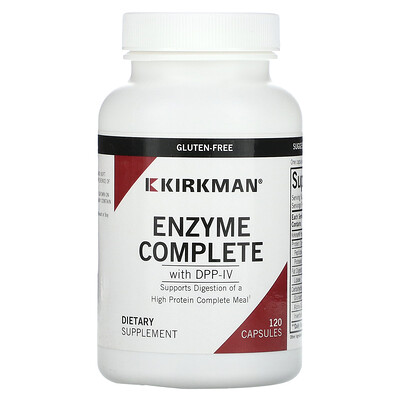 

Kirkman Labs Enzyme Complete With DPP-IV 120 Capsules