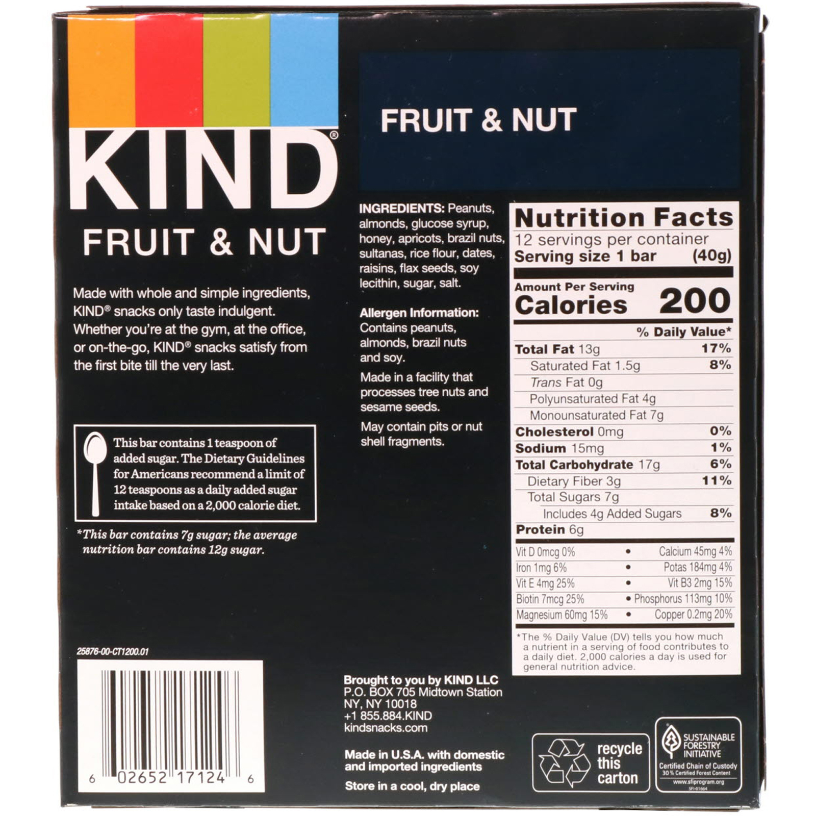 Kind Snack Bars Nutrition Facts Besto Blog