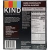 KIND Bars, Nozes e Especiarias, Chocolate Amargo com Mocha e Amêndoas, 12 Barras, 1.4 oz (40g) Cada