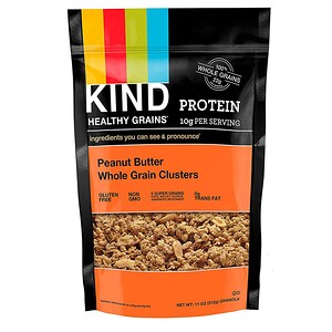 Отзывы о Кинд Барс, Healthy Grains, Peanut Butter Whole Grain Clusters, 11 oz (312 g)