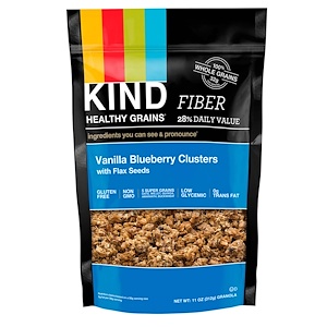 Отзывы о Кинд Барс, Healthy Grains, Vanilla Blueberry Clusters with Flax Seeds, 11 oz (312 g)