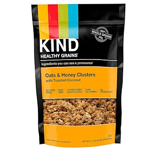 Отзывы о Кинд Барс, Healthy Grains, Oats & Honey Clusters with Toasted Coconut, 11 oz (312 g)