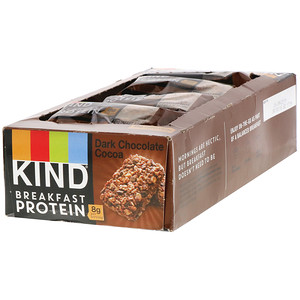 Кинд Барс, Breakfast Protein, Dark Chocolate Cocoa, 8 Pack of 2 Bars, 1.76 oz (50 g) Each отзывы