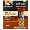 KIND Bars‏, Milk Chocolate, Peanut Butter, 12 Bars, 1.4 oz (40 g) Each