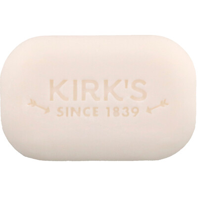 Kirk's Gentle Castile Soap Bar, Original Fresh Scent, 3 Bars, 4 oz (113 g) Each