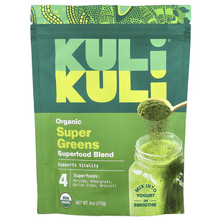 Kuli Kuli, Organic Superfood Blend, Super Greens, 6 oz (170 g)