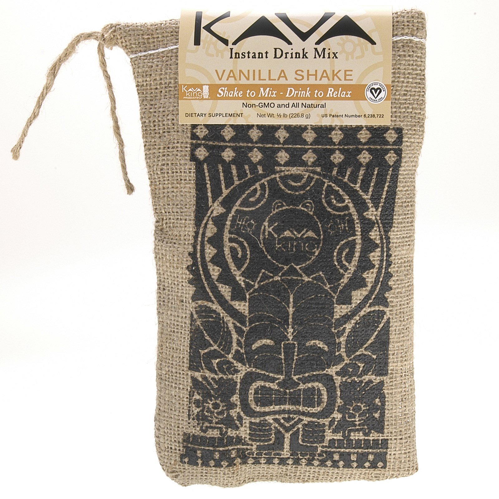 Kava King Products Inc, Растворимый напиток, ванильный шейк, 226,8 г (1/2 фунта)