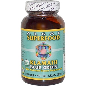 Отзывы о Кламат, Power Organics, Algae Superfood Klamath Blue Green, 2.8 oz (80 g)