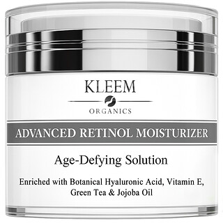 Kleem Organics, Pokročilý hydratačný krém s retinolom, riešenie proti starnutiu, 50 ml