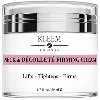 Kleem Organics, Spevňujúci krém na krk a dekolt, pre všetky typy pleti, 50 ml