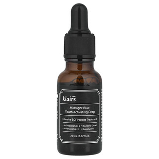 Dear, Klairs, Keskiyön sininen nuoruuden aktivoiva tippa, 20 ml