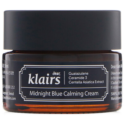 Dear, Klairs Успокаивающий крем Midnight Blue, 1 унц. (30 мл)