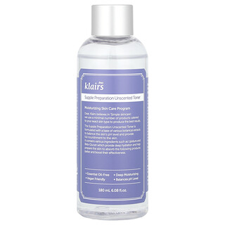 Dear, Klairs, Supple Preparation Unscented Toner, 6.08 fl oz (180 ml)