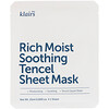 Dear, Klairs, Rich Moist Soothing Tencel Beauty Sheet Mask, 1 Sheet, 0.85 fl oz (25 ml)