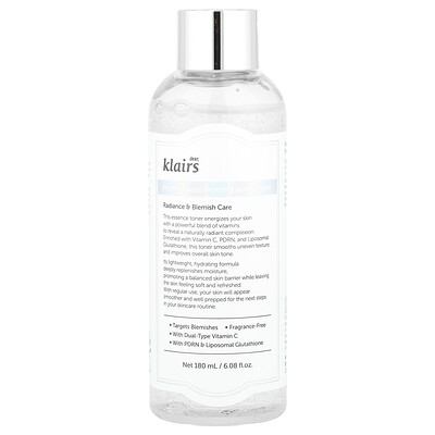 Product Image for Dear, Klairs, Freshly Juiced Vitamin Essence Toner , 6.08 fl oz (180 ml)