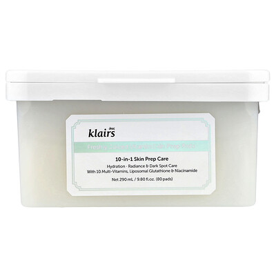 Product Image for Dear, Klairs, Freshly Juiced Vitamin Skin Prep Pads, 80 Pads